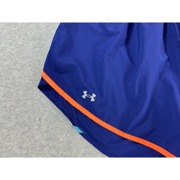 Under Armour Heat Gear Lined Light Weight Running Shorts (Women's 2x) Purple - 3 - Picture 2 of 9